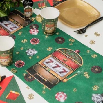 Chemin de table 30cmx5m - Collection Casino 