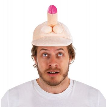 Casquette avec zizi en velours