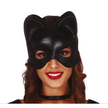 Demi-masque de Catwoman pour adulte