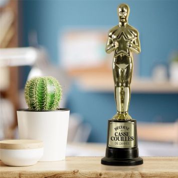 Trophée de Star humoristique - Collection Boys Club - Modèle au choix