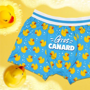 Boxer humoristique "Gros canard" - Collection Boys Club - Taille au choix