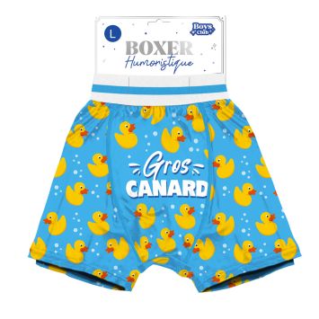 Boxer humoristique "Gros canard" - Collection Boys Club - Taille au choix