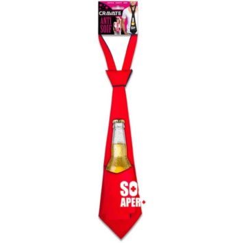 Cravate Rouge - "SOS Apéro"