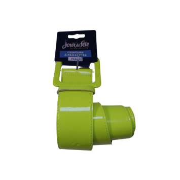 Ceinture en polyester fluo - Couleur au choix