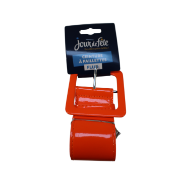 Ceinture en polyester fluo - Couleur au choix