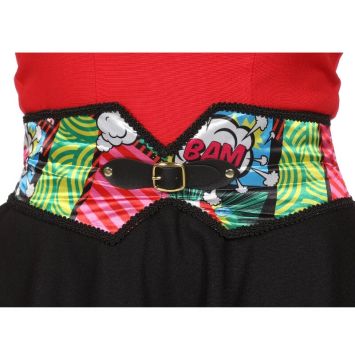 Ceinture Années 60 Pop Art | jourdefete.com