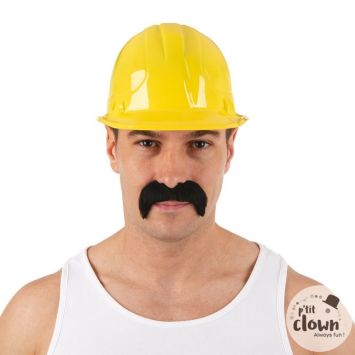 Casque de chantier jaune pour adulte