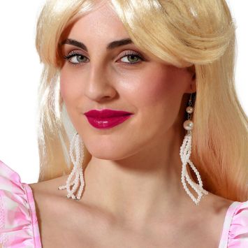 Boucles d'oreilles Charleston avec perles