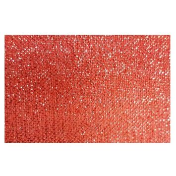 Chemin de Table - Effet Lurex - Rouge | jourdefete.com