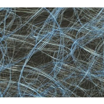 Chemin de Table Intissé 30 cm x 25 M - Bleu Clair - Vagues