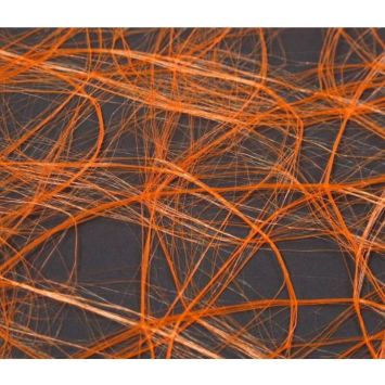 Chemin de Table Intissé 30 cm x 25 M - Orange - Vagues