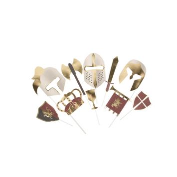 kit photobooth chevalier bordeaux 10 pieces | jourdefete.com