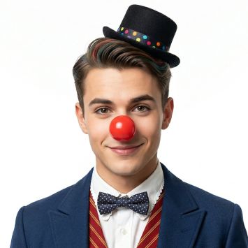 Nez rouge de Clown en plastique