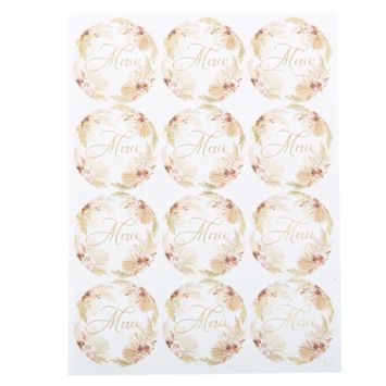 Planche de stickers de la collection Coachella | jourdefete.com