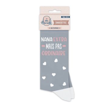 Des chaussettes pour une nana extra mais pas ordinaire | jourdefete.com