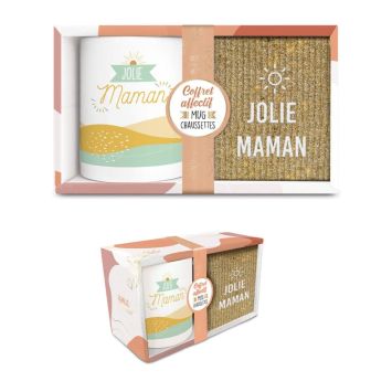Un coffret composé d'un mug et d'une paire de chaussettes pour votre mère | jourdefete.com