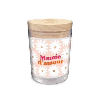 Bougie en verre "Mamie d'Amour" - Collection Mamie d'Amour