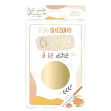 Une carte à gratter pour que la famille découvre la grossesse | jourdefete.com