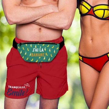 Sacoche banane "J'ai la banane !" - Collection Claquettes Chaussettes