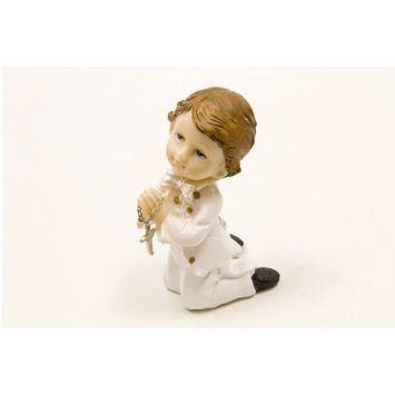 Figurine en résine - Communiant agenouillé