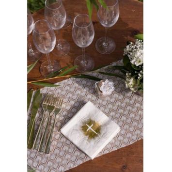 20 serviettes Or Communion
