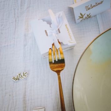 10 Boîtes Festonnées en Carton - Collection Communion Jolis Brins