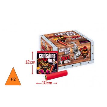 Paquet de 4 pétards - Corsaire n°2