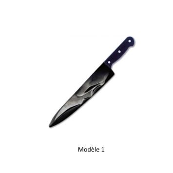 Couteau en plastique avec impression - Modèle au choix
