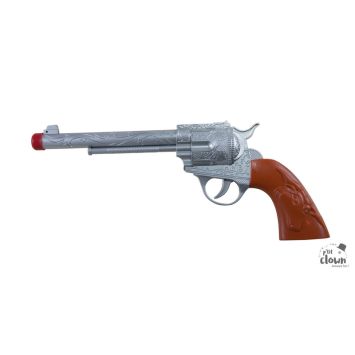Pistolet de cow-boy en plastique - 28 cm