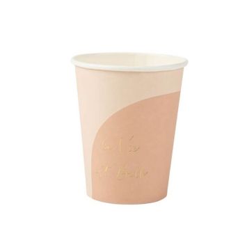 8 Gobelets en carton - Collection Curve