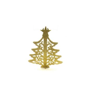 Marque-Place Sapin Or à Monter