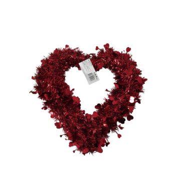 Décoration en forme de cœur - 40 x 40 cm | jourdefete.com