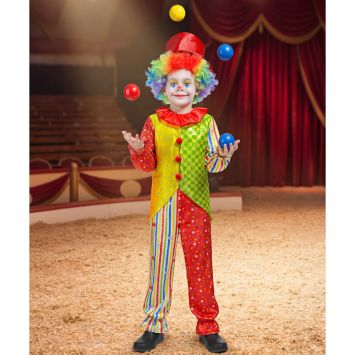Déguisement de Clown pour garçon - Taille au choix