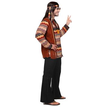 Déguisement d'Hippie pour homme - Taille au choix