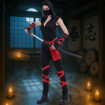 Déguisement de Ninja pour femme - Taille au choix