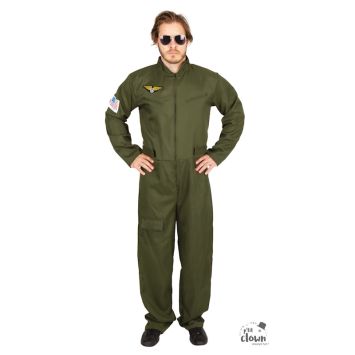 Déguisement de Pilote de Chasse pour homme - Taille au choix
