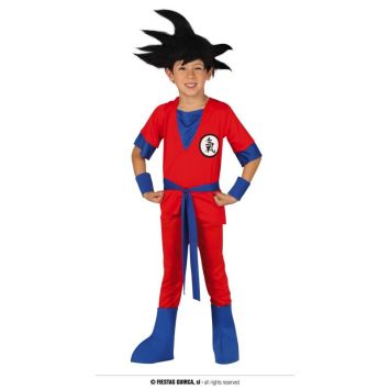 Déguisement de Guerrier Rouge de Manga pour garçon - Taille au choix
