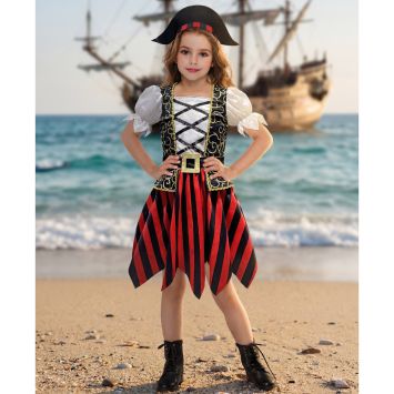 Déguisement de Pirate pour fille - Taille au choix