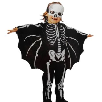 Déguisement de Squelette Chauve-Souris pour enfant - Taille au choix