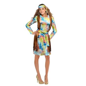 Déguisement d'Hippie Tie-Dye pour femme - Taille au choix