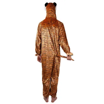 Déguisement de Tigre en peluche pour adulte - Taille au choix