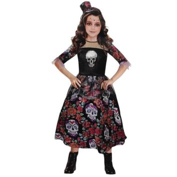 Déguisement de Catrina pour fille - Day Of the Dead - Taille au choix