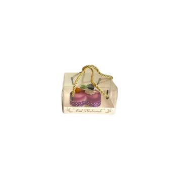 10 boîtes à gâteaux en plastique - 11,5 x 11,5 x 6,5 cm - Eid Mubarak