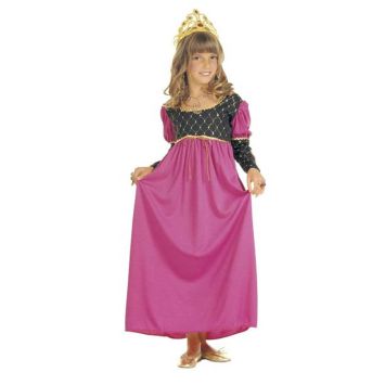 Déguisement de Petite Reine Médiévale pour fille - Taille au choix
