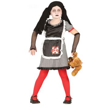 Déguisement poupée Halloween fille  