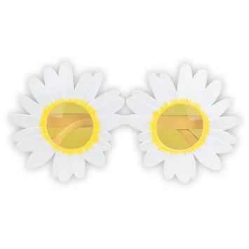 Lunettes d'Hippie avec marguerites