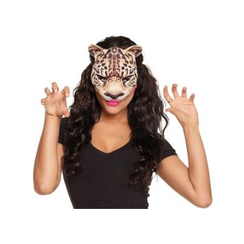 Demi-Masque de Léopard Adulte