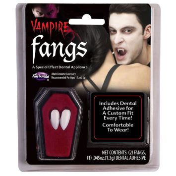 Une paire de dents de vampire pour votre déguisement d'Halloween | jourdefete.com