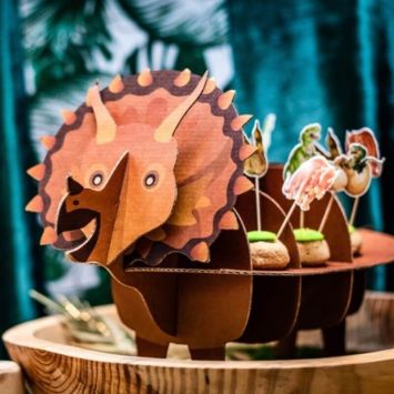 Présentoir Dinosaure en Carton