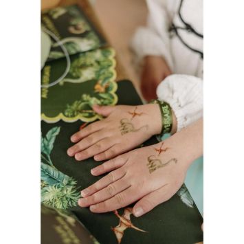 Kit "Joyeux Anniversaire" avec pochette - Collection Dinosaures